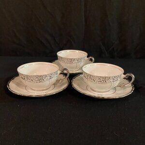Fine Japan Tea Style Vintage Coffee Cup & Saucer Set